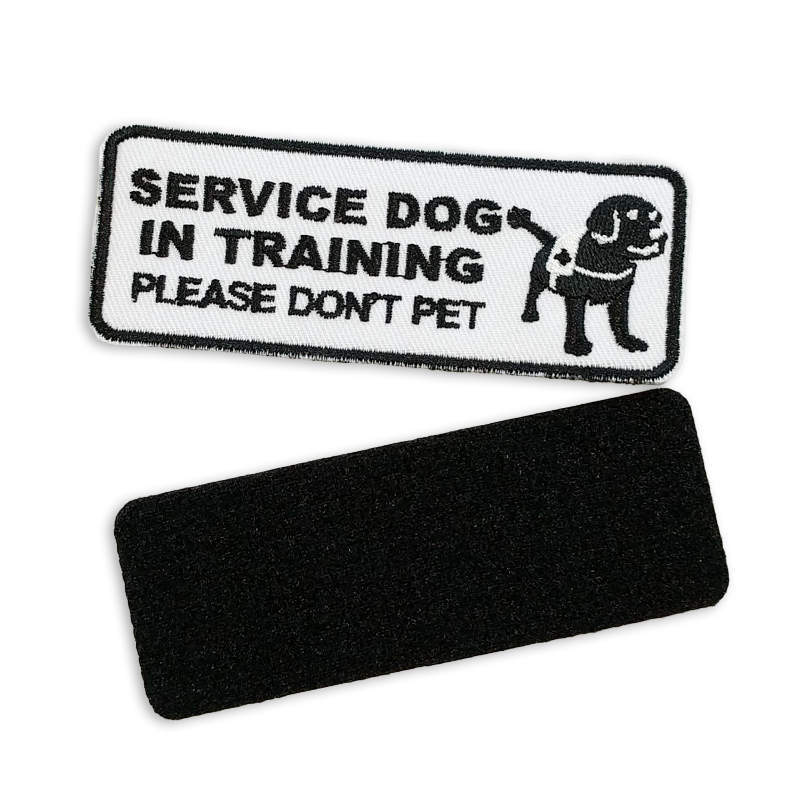 Service Dog In Training Velcro Patches (2)