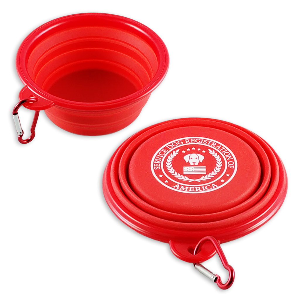 Service Dog Collapsible Travel Bowl